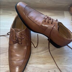 Rockport Brown Leather Oxford Shoes Classic Design